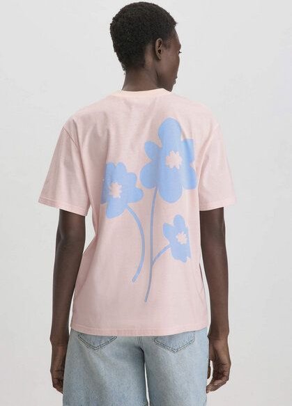 hessnatur Print T-Shirt Oversize aus reiner Bio-Baumwolle