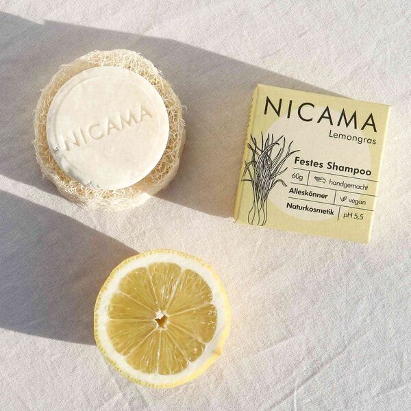 Festes Shampoo Lemongras - NICAMA