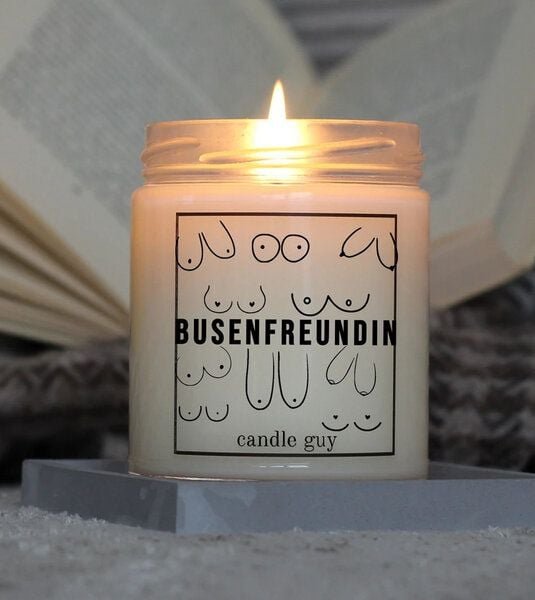 Candle Guy Duftkerze Busenfreundin aus Sojawachs