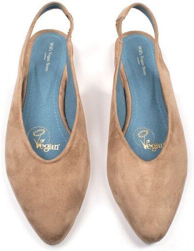 Will's Vegan Shop Slingpumps Stein vegan Wildleder Damen