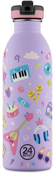24bottles 0,5l Kids Edelstahl Trinkflasche mit Sportverschluss