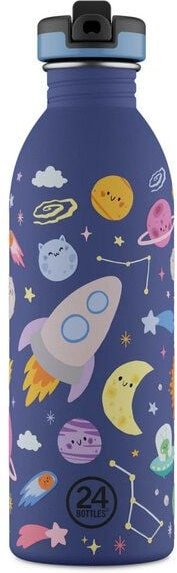 24bottles 0,5l Kids Edelstahl Trinkflasche mit Sportverschluss
