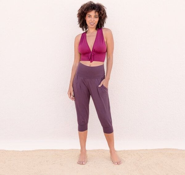 Jaya CELINE - Damen - Wrap Bra für Yoga aus Biobaumwolle