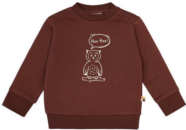 loud + proud Babys & Kinder Sweatshirt mit Druckmotiv, GOTS-zertifiziert