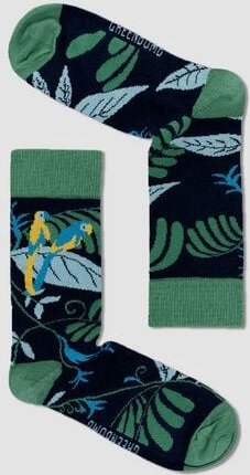 GREENBOMB Animal Ara - Stylische Socken aus einem Bio-Baumwoll Mix / Fair & Vegan