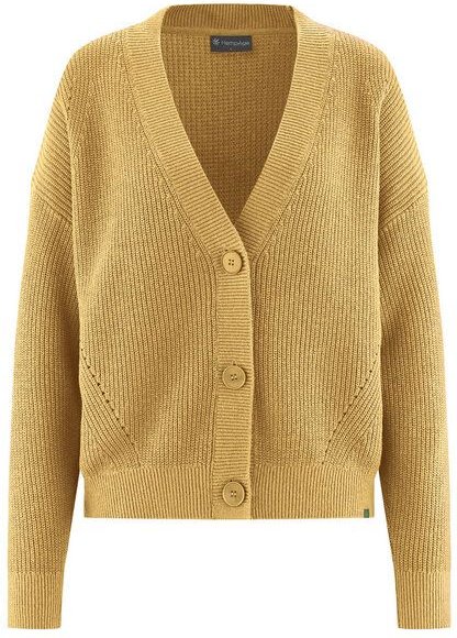 HempAge Zeitlose Strickjacke Hanf/Biobaumwolle