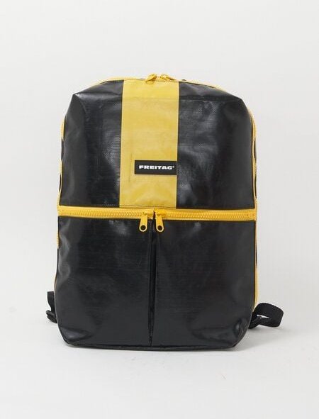 Freitag Rucksack - F49 Fringe - black yellow