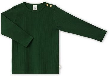 Leela Cotton Kinder Ripp Langarmshirt aus 100% kba-Baumwolle - Feine Ripp Struktur 2068