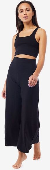 Mandala Yoga Hose - Roll over Tulip Pants - aus Tencel und Bio-Baumwolle