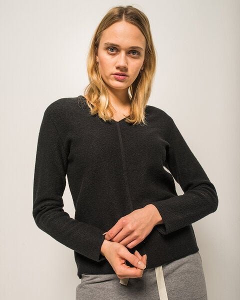 Thumbnail - Alma & Lovis Pullover in Walkstoff aus reiner Bio-Wolle | Walk Sweater