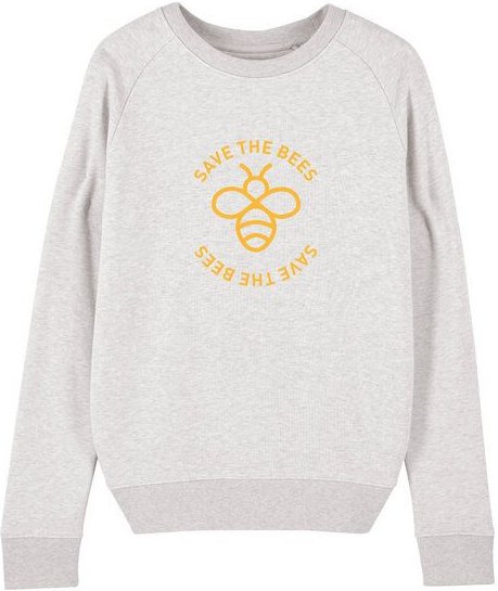 University of Soul Damen Sweatshirt aus Bio-Baumwolle "Save the Bees"
