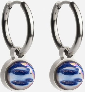 ALEXASCHA Silber Creolen mit Anhänger | Mix & Match