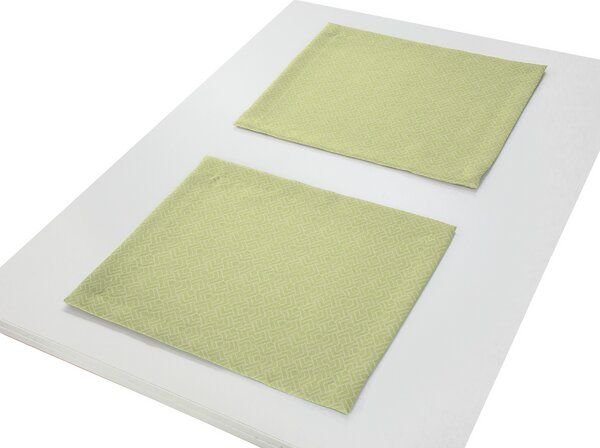 Thumbnail - Nature by Adam Tischset 2er Pack aus 100% Bio-Baumwolle - Made in Germany - Graphic Ventus Light