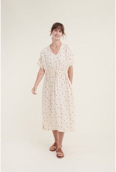 Thumbnail - Basic Apparel Kleid ANJO mit feinem Blätterprint