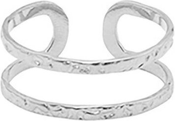 Größenverstellbarer BOHO DOUBLE Ring ca. Ø 17 - 19mm von Elektropulli