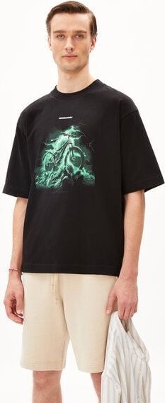 ARMEDANGELS ASPAA PREMIUM BIKE - Herren Heavyweight T-Shirt Oversized Fit aus Bio-Baumwolle