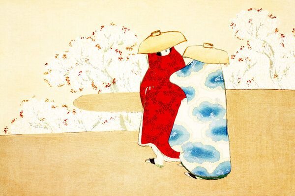 Photocircle Poster / Leinwandbild - Hanami-Saison