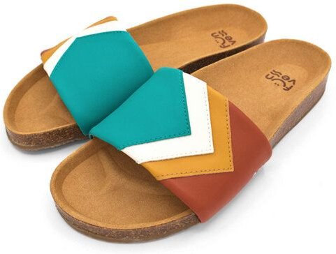 Fünve Vegane Slides mit Fußbett | Herren