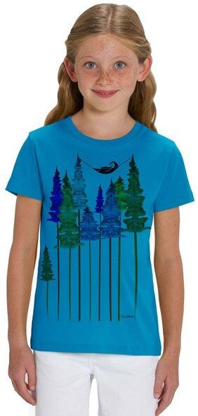 FellHerz Kinder T-Shirt Wood Girl Bio Fair