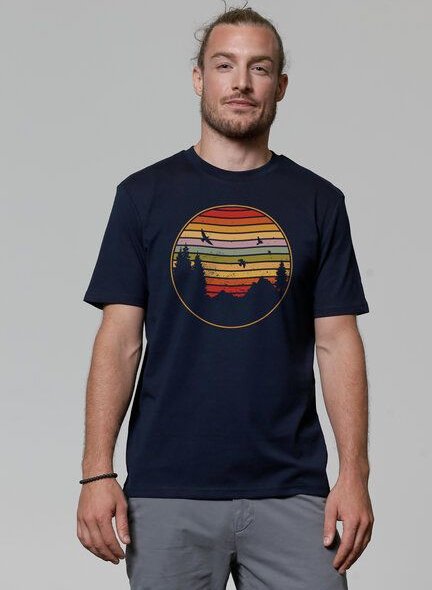 Thumbnail - watapparel T-Shirt Sunset Berge & Tannen