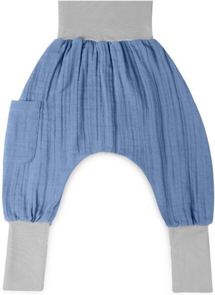 Mababu Musselin Pumphose | GOTS-zertifiziert | Bio-Baumwolle | Größen 1-5 Jahre | 4 Farben