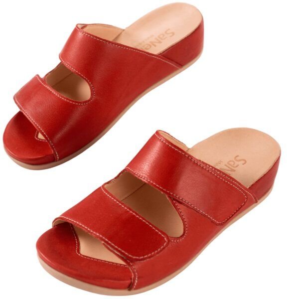 SaNeba Pantolette Damen | Open Spirit Velcro