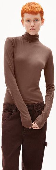 ARMEDANGELS GRAZILIAA SOFT - Damen Longsleeve Slim Fit aus Bio-Baumwolle
