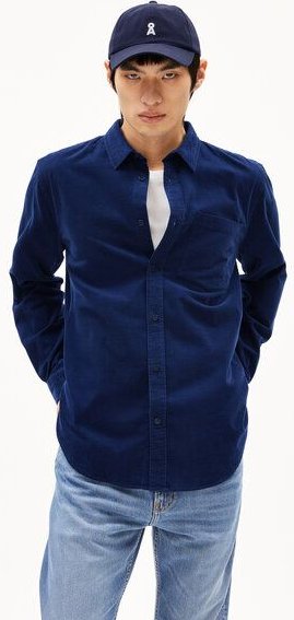 ARMEDANGELS SAAMY - Herren Cordhemd aus Bio-Baumwolle