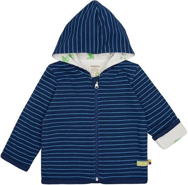 loud + proud Babys & Kinder Wendejacke mit Kapuze, GOTS-zertifiziert
