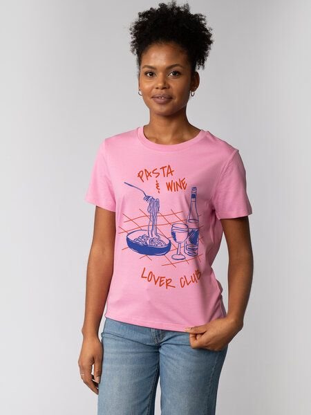 watapparel T-Shirt Frauen Pasta lover club