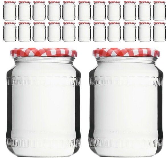 Thumbnail - mikken Einmachgläser 720ml mit Schraubdeckel TO82 Einkochgläser Vorratsgläser Schraubgläser