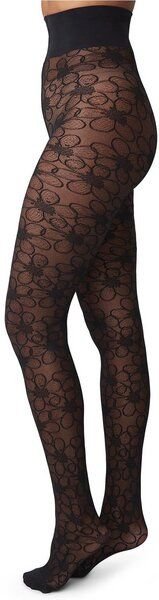 Swedish Stockings Spitzenstrumpfhose Maja Flower 30 den