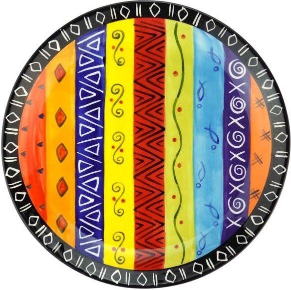 Thumbnail - Kapula Candles Multicoloured Ethnic - Speiseteller S/M - Kapula Keramik