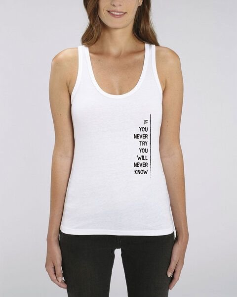 Human Family Bio Damen Tank-Top "Gleam - If U try" in 6 Farben