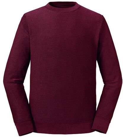 Russel Pure Organic Herren Langarm Sweatshirt Bio Baumwolle Wendbar