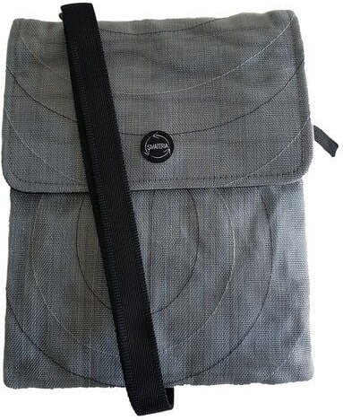 Smateria Flache Umhängetasche ESC-Kombi / Hüfttasche mit verstellbarem Schulterband