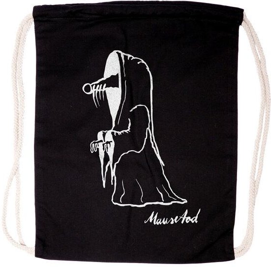 HANDGEDRUCKT Festival-Beutel "Mausetod"