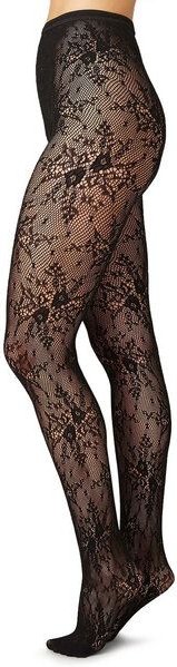 Thumbnail - Swedish Stockings Spitzenstrumpfhose Rosa aus ECONYL®-Nylon