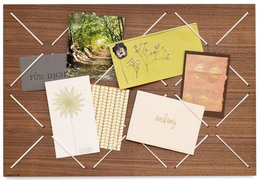 klotzaufklotz Pinnwand Holz