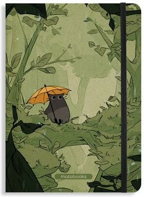 matabooks® Nachhaltiges A5 Notizbuch/Journal/Schreibheft aus Süßgraspapier – Nari (punktiert)