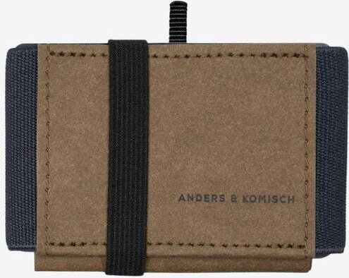 ANDERS & KOMISCH MINI PRO Wallet mit Münzfach - Kleines cleveres Portemonnaie Braun