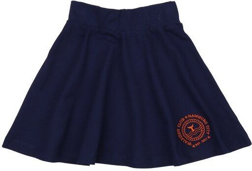 Kinder Rock GOTS zertifiziert – Bio-Baumwolle, Dunkelblau, elastischer Bund | Walkiddy