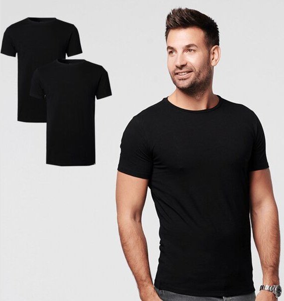 SKOT Fashion Nachhaltige T-Shirt 2-pack / Herren / O-neck / Weiß oder Schwarz