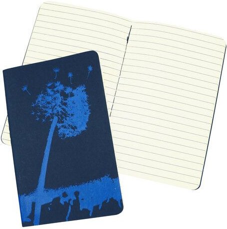 HANDGEDRUCKT A6 "Löwenzahn" NOTIZHEFT - ca. A6, liniert