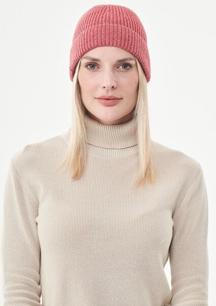 ORGANICATION Strick-Beanie aus Bio-Merinowolle und Bio-Baumwolle