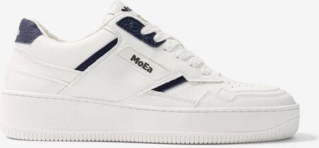 MoEa Sneakers GEN1 - Mushroom White & Navy