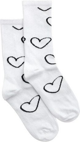 Natural Vibes Socken DOODLE HEART