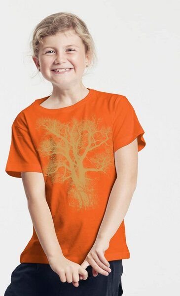 Peaces.bio - handbedruckte Biomode Bio-Kinder T-Shirt Chestnut