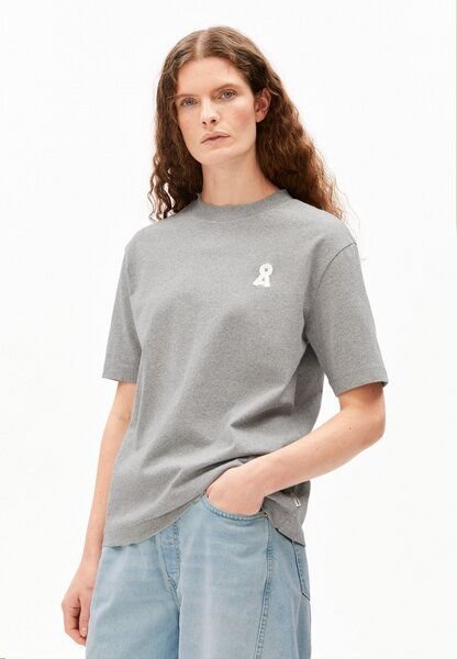 Thumbnail - ARMEDANGELS ICONIC Å TARJAA Damen Heavyweight T-Shirt aus recyceltem Baumwoll Mix