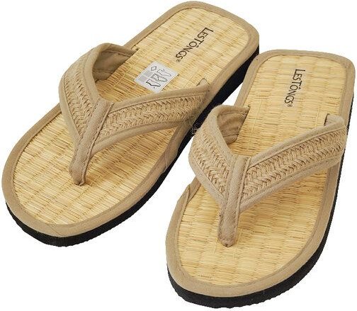Les Tôngs Juncus-V Plaits - vegane & Gesunde Zimtlatschen Zimtsohle Flip Flops